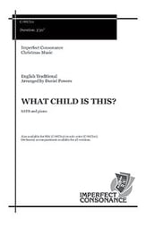 What Child Is This? SATB choral sheet music cover